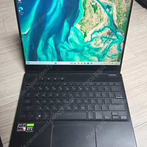 게이밍 노트북 판매합니다. (ASUS ROG Flow X13 GV301QE)(5900hs, 3050ti) 화면터치O