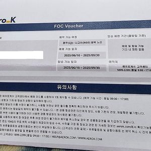 에어로케이 청주-나고야 왕복 항공권 2매