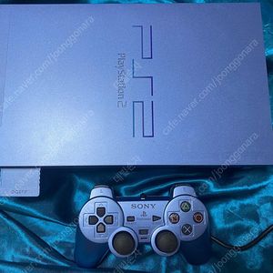 플레이스테이션2(PS2) 5만번(50005) 아쿠아블루와 SD카드 128G 일괄 판매