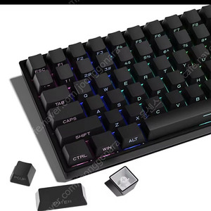 XVX PBT 키보드 키캡 검은색 측각 새상품 판매합니다.