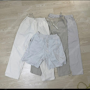 남자 여름바지 남자면바지 허리 36 전후 4벌