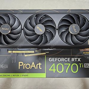 ASUS ProArt GeForce RTX 4070 Ti SUPER O16G OC 팝니다.