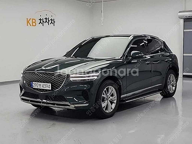 제네시스 GV70 중고차 할부 제네시스 중고차 녹색 2...--0