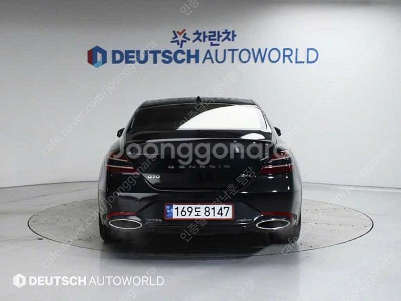 제네시스 더 뉴 G70 중고차 중고자동차 검정색 202...--5