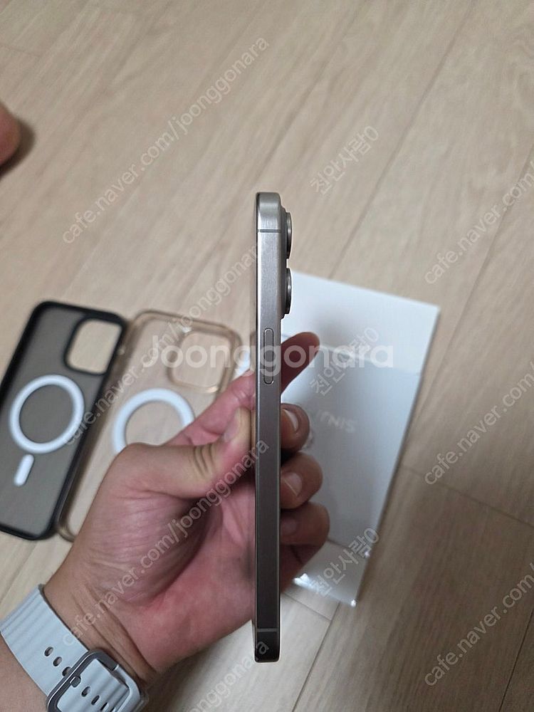 아이폰15 PRO MAX 512 내추럴티타늄 애케플--3