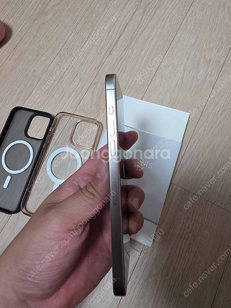 아이폰15 PRO MAX 512 내추럴티타늄 애케플--4