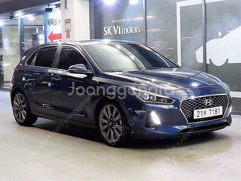현대 i30 중고 i30 파란색 2018년식 61,39...--0