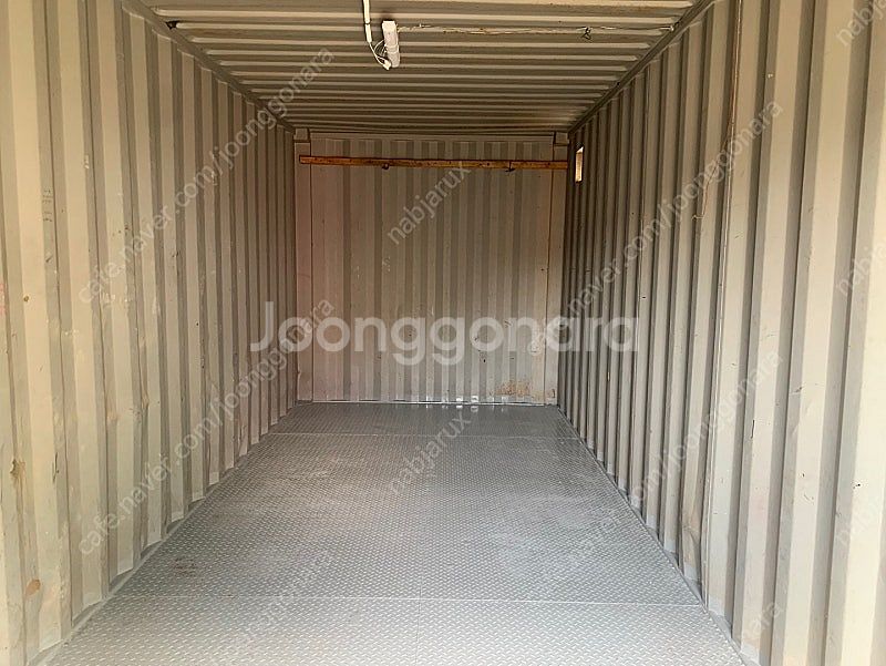 중고컨테이너 2.4*6 바닥철판, 양개문--1