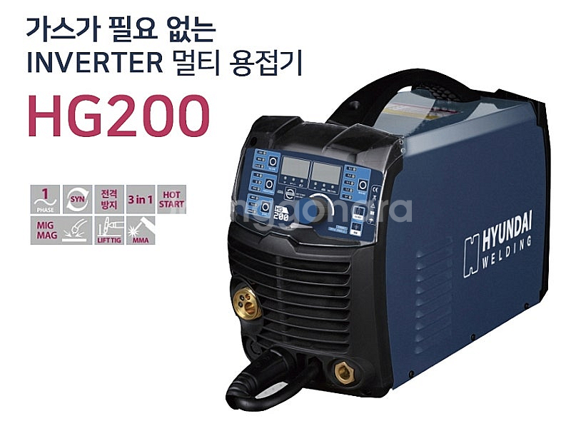 44[특가판매] HG-200 논가스용접기 용접봉추가증정...--0