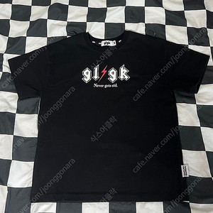 Glgk 1주년 기념 반팔티 블랙 130 판매
