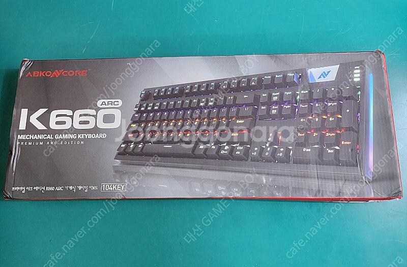 유선 키보드 앱코 K660 ARC, 앱코 Hacker ...--0