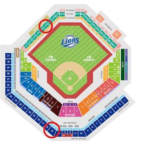 [7/5] 삼성 vs LG 3루 상단지정석 4연석 외야지정석 3연석