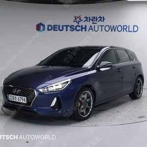 현대 i30 중고 i30 파란색 2018년식 1.6 디젤 프리미엄 수원중고차