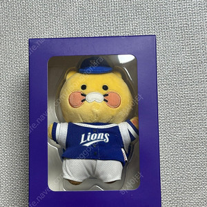 KBO 춘식이 키링 인형 삼성 라이온즈 미개봉 새상품 택포