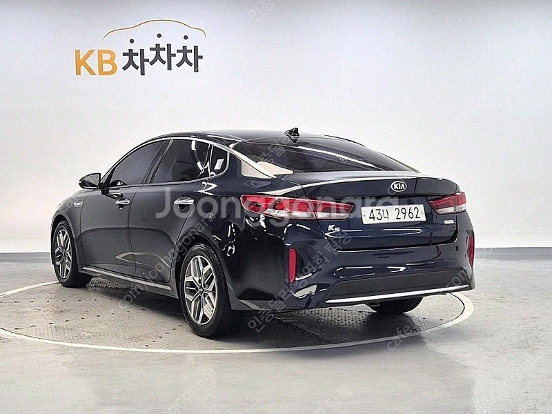 중고차 기아 더 뉴 K5 2세대 하이브리드 중고 파란색...--3