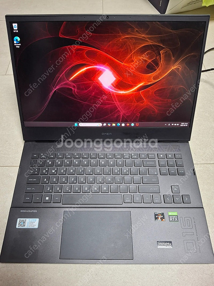 HP 오멘 16 (rtx3050) 게이밍 노트북 팝니다--6