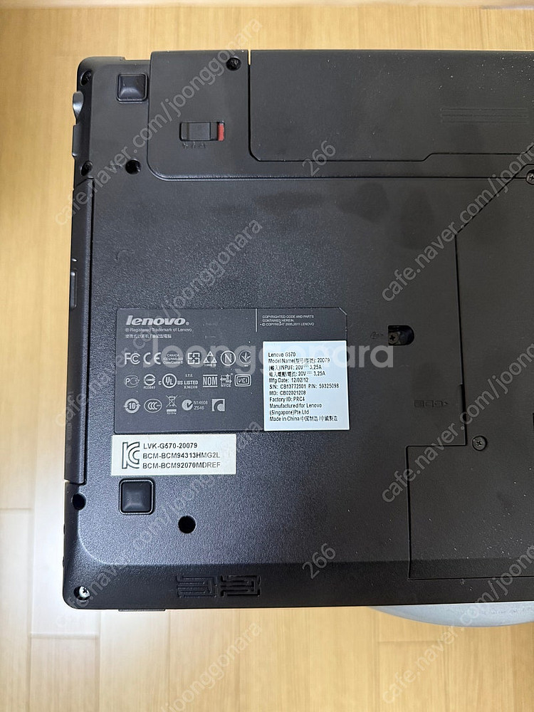 (개인,택포)LENOVO 레노버 G570 노트북--5