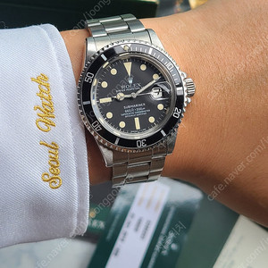 [정품] 롤렉스 서브마리너 1680 빈티지 1977년식 트리튬 막시다이얼 소장용 (Rolex Submariner 1680)