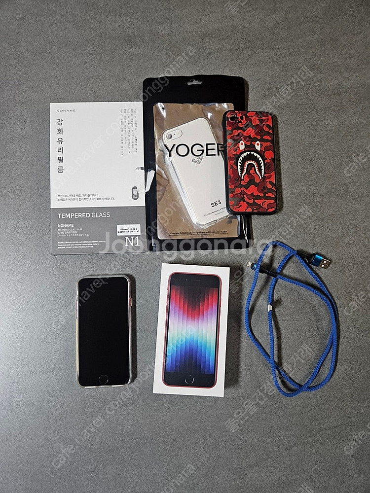 아이폰 SE3 256GB 레드 애플케어플러스 25년10...--6