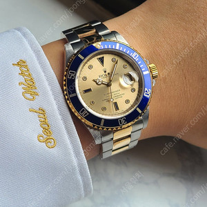 [정품] 롤렉스 서브마리너 40 사파이어 다이아 술탄 18K 콤비 (Rolex Submariner Sultan Diamonds)