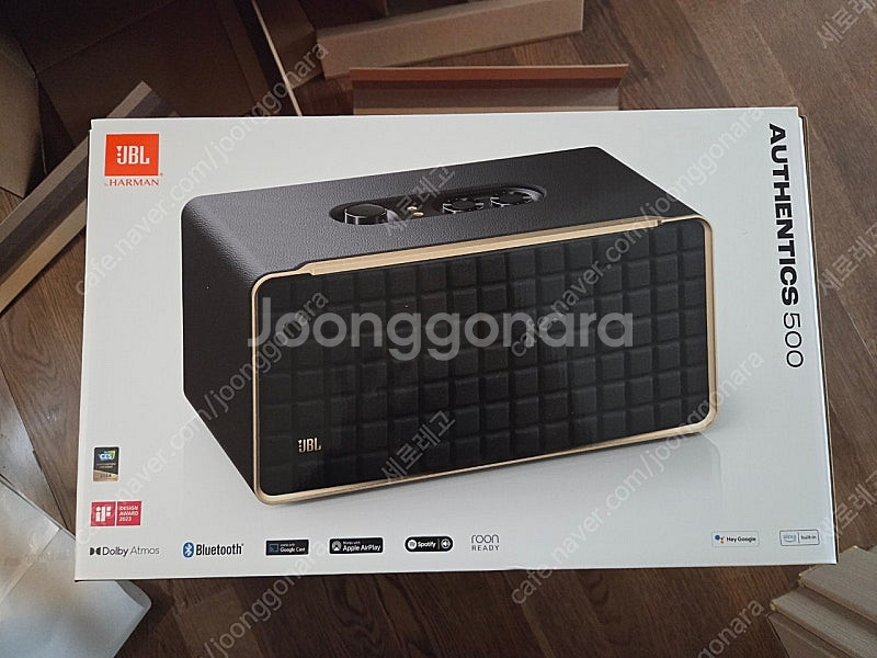JBL 블루투스스피커 어센틱500 국내 정발 미개봉.(...--0