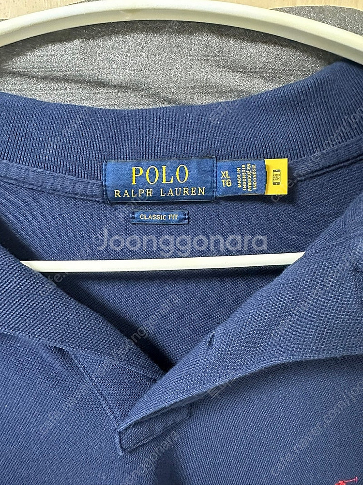 폴로 랄프로렌 클래식핏 카라티 네이비 XL--1