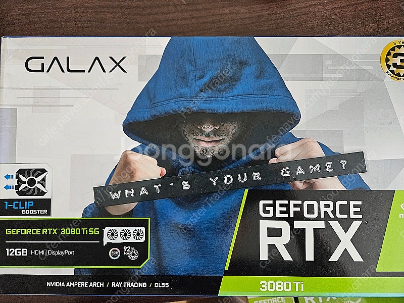 GALAX 갤럭시 3080TI SG 판매합니다 블랙4팬--0