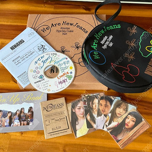뉴진스 앨범 한정판 BAG 가방 New Jeans 1집 ep 데뷔 어텐션 하입보이 한정판 블랙(일택/택포 가격)