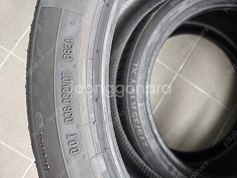 MC7 275 35 19 중고 타이어--1
