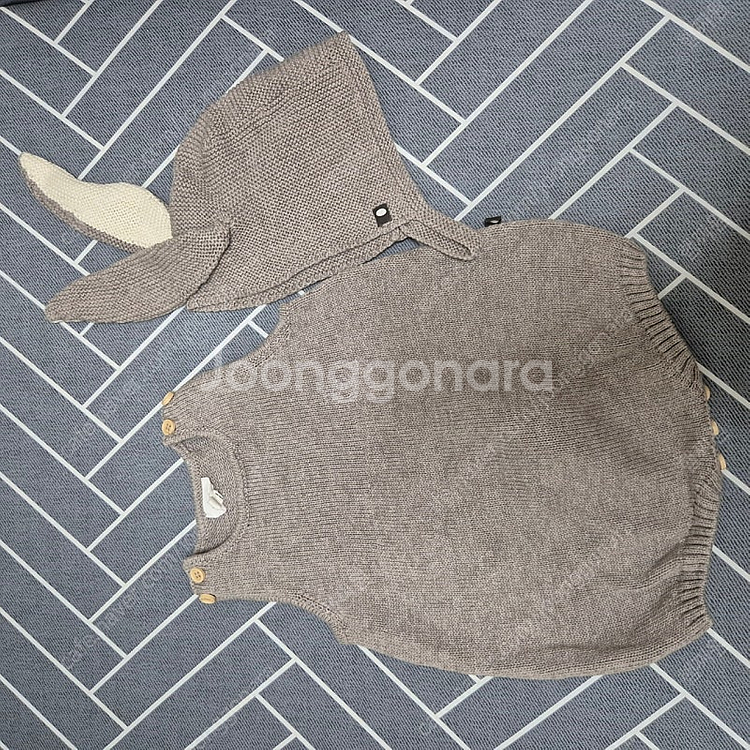 우프 토끼 니트세트 12m--0