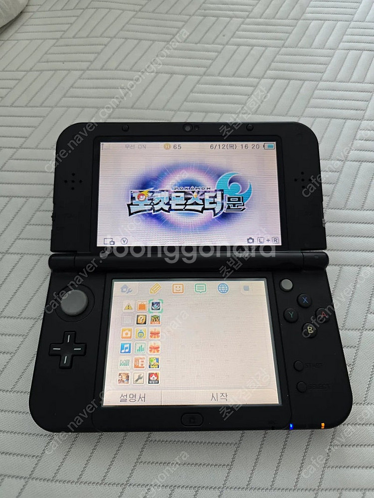 급처)닌텐도 3ds 썬문에디션 + 포켓몬스터 ds칩--1
