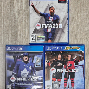 ps4 북미 피파23 , NHL22 , 아이스하키