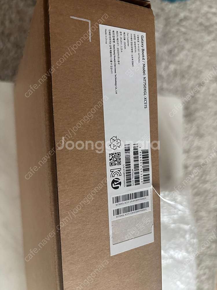 삼성갤럭시북 4 미개봉 새상품 NT750XGL-XC51...--1