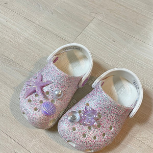 유아 글리터 크록스 size 5 (120 사이즈)