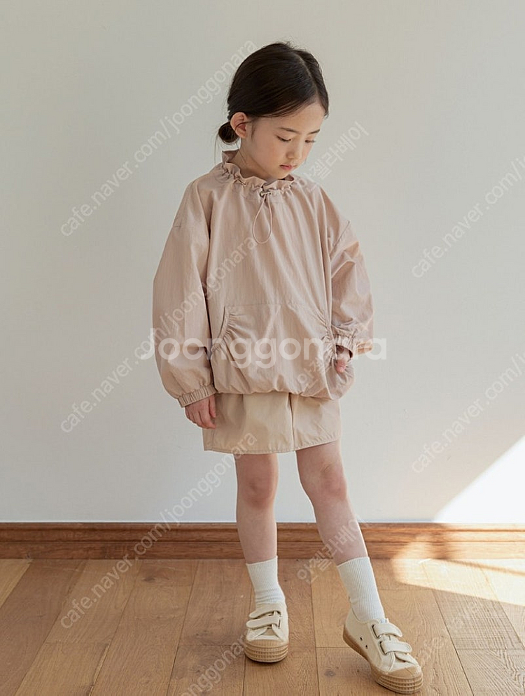 동그라미 바람막이 팬츠 셋업 XL--1