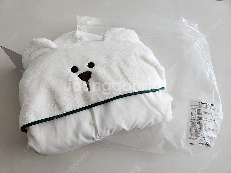 스타벅스 베베드피노 비치타올 판초--0