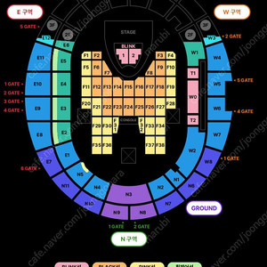 블랙핑크 콘서트 고양 양도 2층 3열