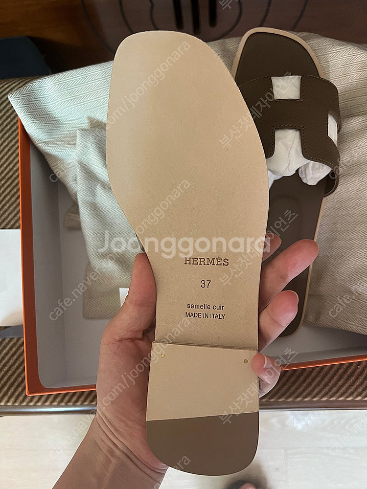 에르메스 오란 에토프 37사이즈 새상품--3