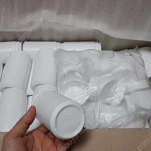 DB-OT-250B2 미사용 원형 플라스틱용기 50개