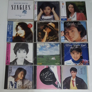 올드 J-pop) 다양한 80년대~90년대 일본 여성 가수 CD Collection (업데이트)