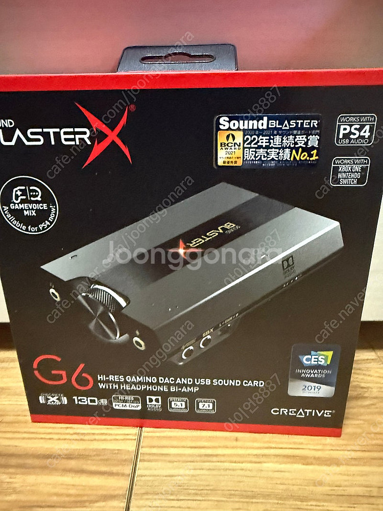 사운드블러스터 g6--0