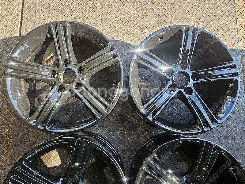 17인치 BMW F30 3시리즈 유광블랙 네비팩 순정휠...--6