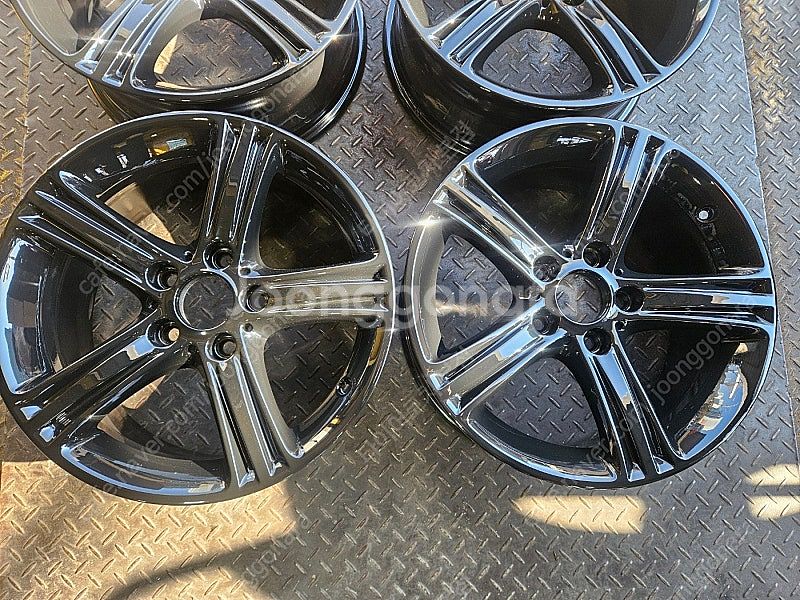 17인치 BMW F30 3시리즈 유광블랙 네비팩 순정휠...--7