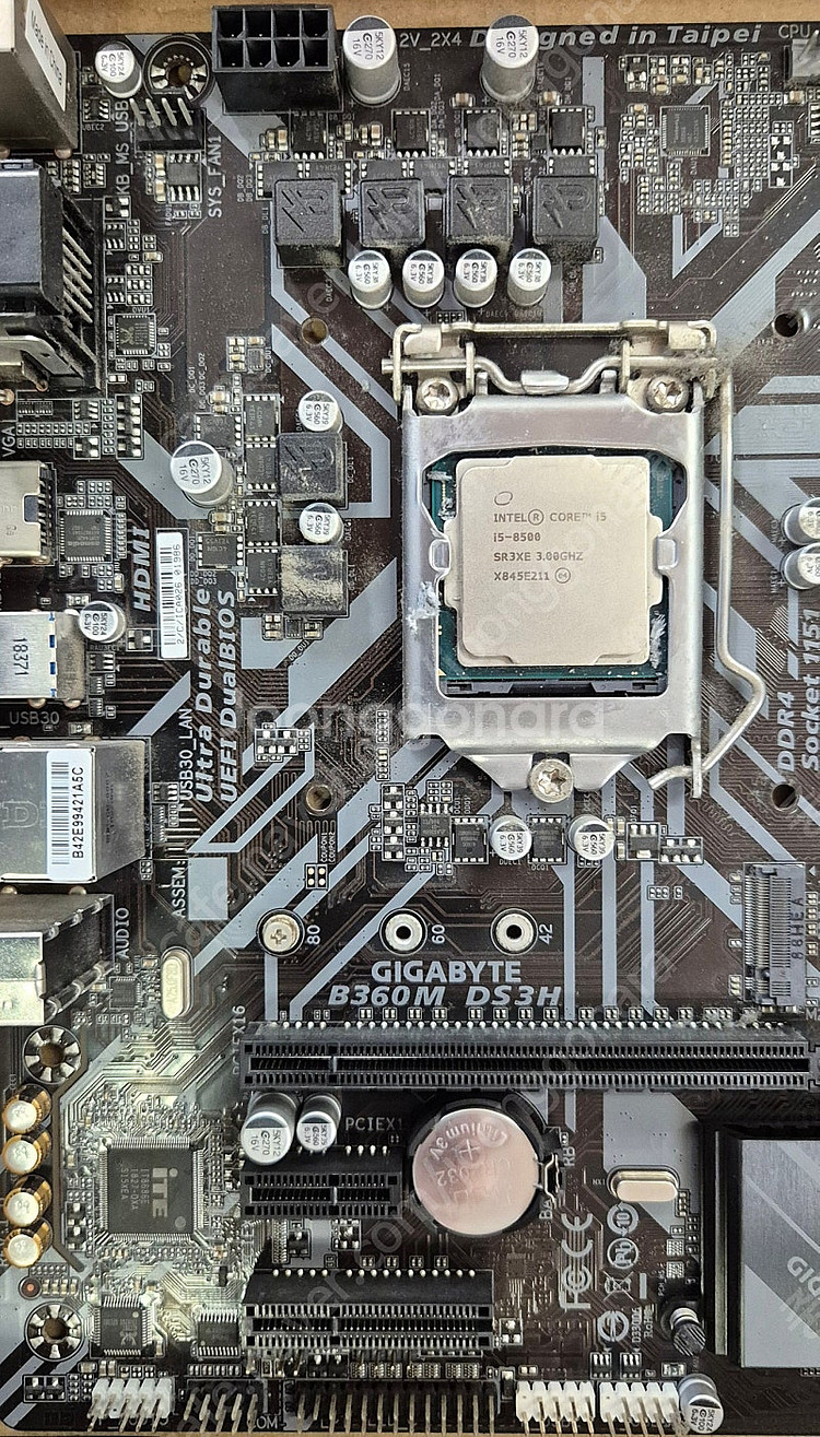 i5 8500 + 기가바이트 B360M DS3H 팝니다--3