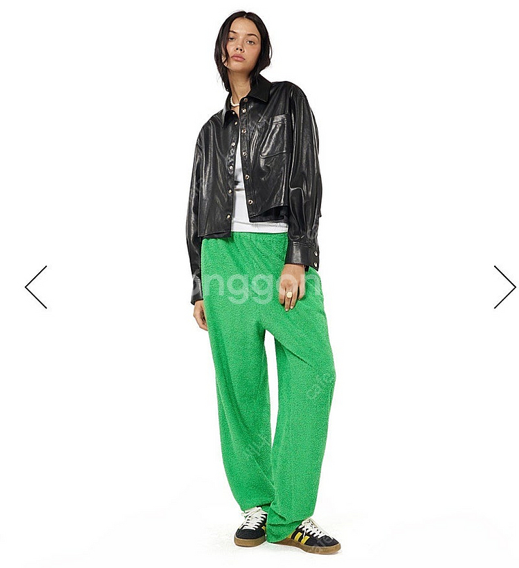 넘버프로젝트 테리조거팬츠 (그린s시아즈)--0