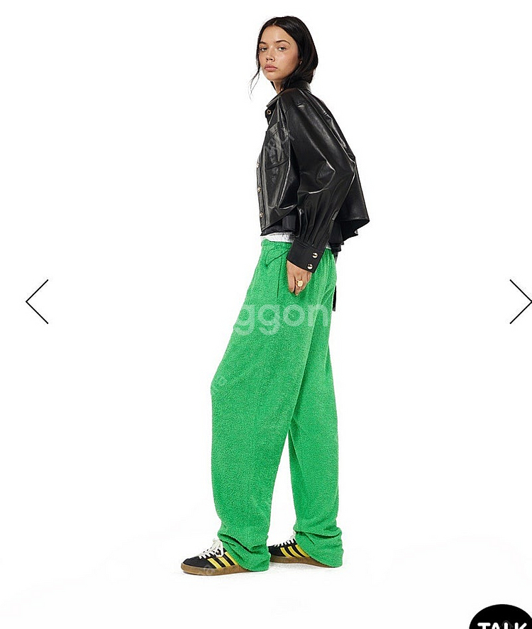 넘버프로젝트 테리조거팬츠 (그린s시아즈)--1