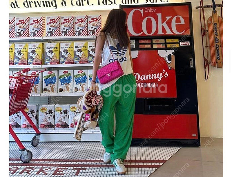 넘버프로젝트 테리조거팬츠 (그린s시아즈)--3