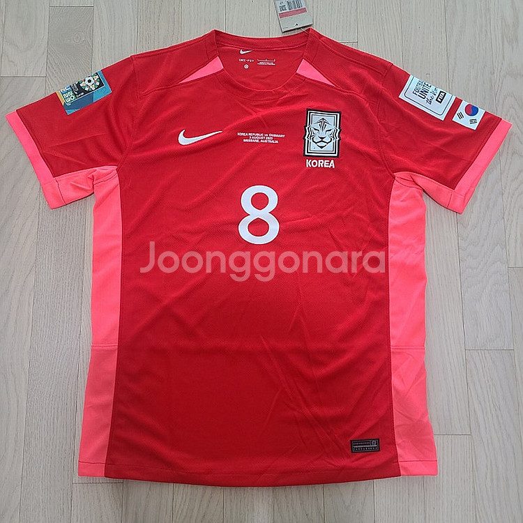 한국 여자 축구 국대 유니폼 조소현 케이시유진--2