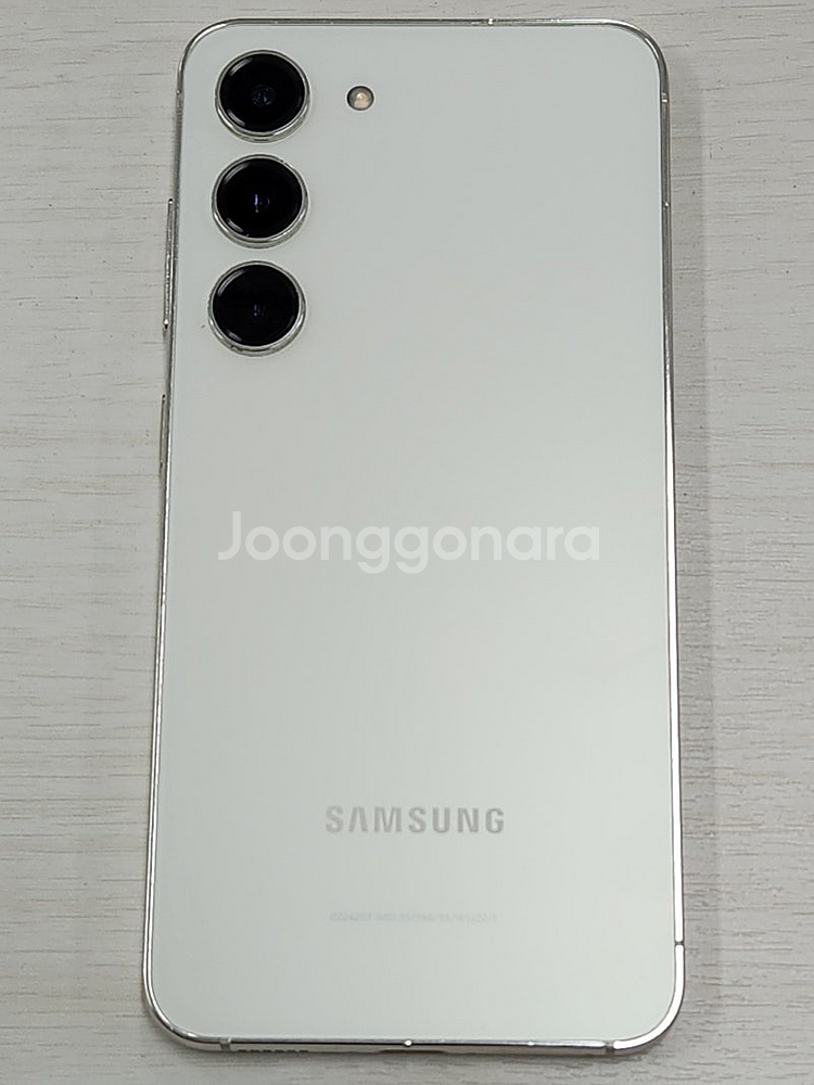 갤럭시 S23 크림색상 512용량 상태좋은 무잔상 미파...--0