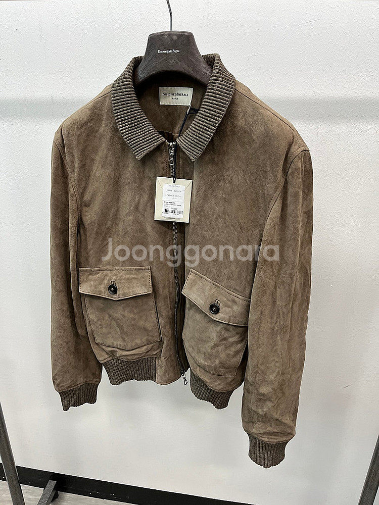 95-100) 오피신 제네랄 24fw A-2 스웨이드 ...--3